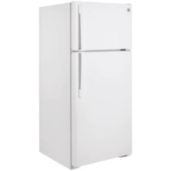 Ge® 16.6 Cubic Feet Top Freezer Refrigerator, White, Optional Icemaker 501233 4 Ge® 16.6 Cubic Feet Top Freezer Refrigerator, White, Optional Icemaker 501233 -Reliable Appliance 100149 w DetailedProductView2 Lg