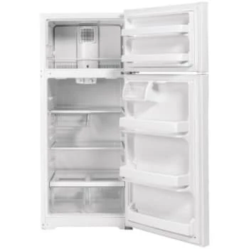 Ge® 16.6 Cubic Feet Top Freezer Refrigerator, White, Optional Icemaker 501233 3 Ge® 16.6 Cubic Feet Top Freezer Refrigerator, White, Optional Icemaker 501233 - Image 3