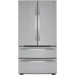 Lg 23-Cu. Ft. 4-Door French Door Refrigerator In Stainless S