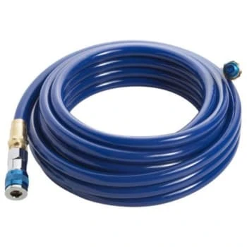 Steelman 25-Foot Straight Air Hose With Reusable Quick Disconnect Fittings 1 Steelman 25-Foot Straight Air Hose With Reusable Quick Disconnect Fittings