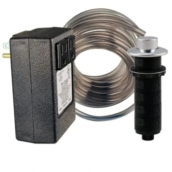 Westbrass Sink Top Air Switch/dual Outlet Box, Polished Chrome 1 Westbrass Sink Top Air Switch/dual Outlet Box, Polished Chrome