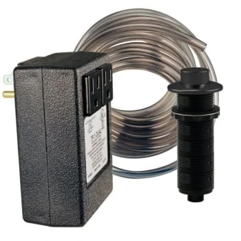 Westbrass Sink Top Air Switch And Dual Outlet Box, Matte Black 1 Westbrass Sink Top Air Switch And Dual Outlet Box, Matte Black