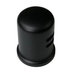 Westbrass 1-3/4 " Skirted Brass Air Gap Cap Only In Matte Black -Reliable Appliance 230568 TopView Lg