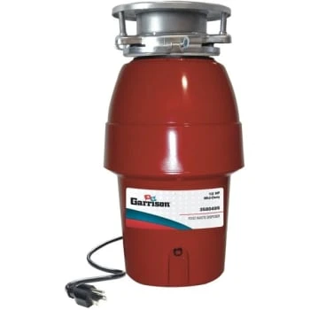 Garrison 1/2 Hp Mid Duty Continuous Feed Garbage Disposal With Power Cord 1 Garrison 1/2 Hp Mid Duty Continuous Feed Garbage Disposal With Power Cord
