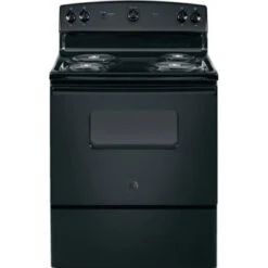 Ge® 30 In. 5.0 Cu. Ft. Electric Range (Black)