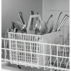 Ge® 24" Built-In, Front Control, 5-Cycle, 64 Db Dishwasher, White 8 Ge® 24" Built-In, Front Control, 5-Cycle, 64 Db Dishwasher, White -Reliable Appliance 285946 v DetailedProductView4 Lg