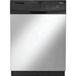 Amana 24 " Stnls Stl Frnt Control Built In Tall Tub Dshwshr Triple Filter 63 Dba