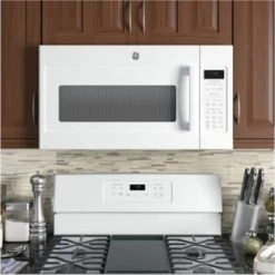Ge 1.9 Cu. ' Over The Range Microwave With Sensor Cooking White 19 Ge 1.9 Cu. ' Over The Range Microwave With Sensor Cooking White -Reliable Appliance 308259 DetailedProductView9 Lg