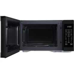 Sharp 1.1-Cu. Ft. Countertop Microwave Oven In Black -Reliable Appliance 330787 TopView Lg