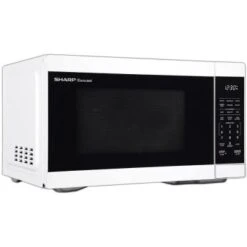 Sharp 1.1-Cu. Ft. Countertop Microwave Oven In White