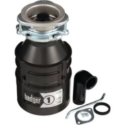InSinkErator® Badger 1™ 1/3 HP, Garbage Disposal -Reliable Appliance 405250 v IncludedHardware KWI Lg