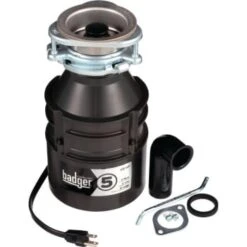 InSinkErator® Badger 5™ 1/2 HP, Garbage Disposal W/ Power Cord -Reliable Appliance 405301 v IncludedHardware KWI Lg