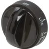Peerless-Premier Gas Burner Knob/black R Series