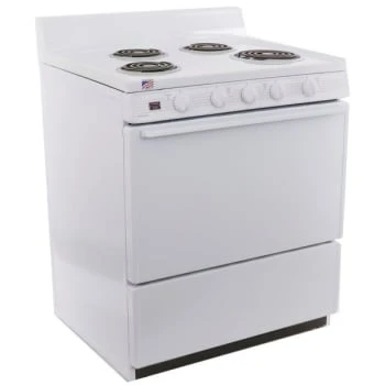 Premier® 30 In Front Control 3.9 Cu. Ft. Electric Coil Stove (White) 2 Premier® 30 In Front Control 3.9 Cu. Ft. Electric Coil Stove (White) - Image 2
