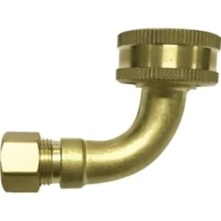3/4" Female Hose Thread Dishwasher Adapter X 3/8" Compression Elbow