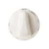 General Electric Replacement White Thermostat Knob For Oven, Part #wb03k10200