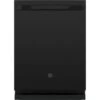 Ge® 24" Interior, Top Control, 4-Cycle, 46 Db Dishwasher, Black